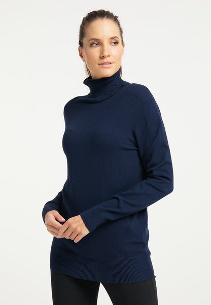 DreiMaster Klassik Damen-Rollkragenpullover