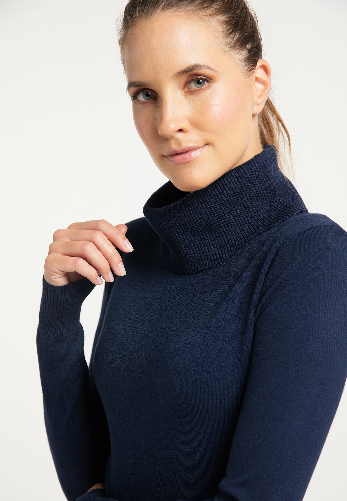 DreiMaster Klassik Damen-Rollkragenpullover