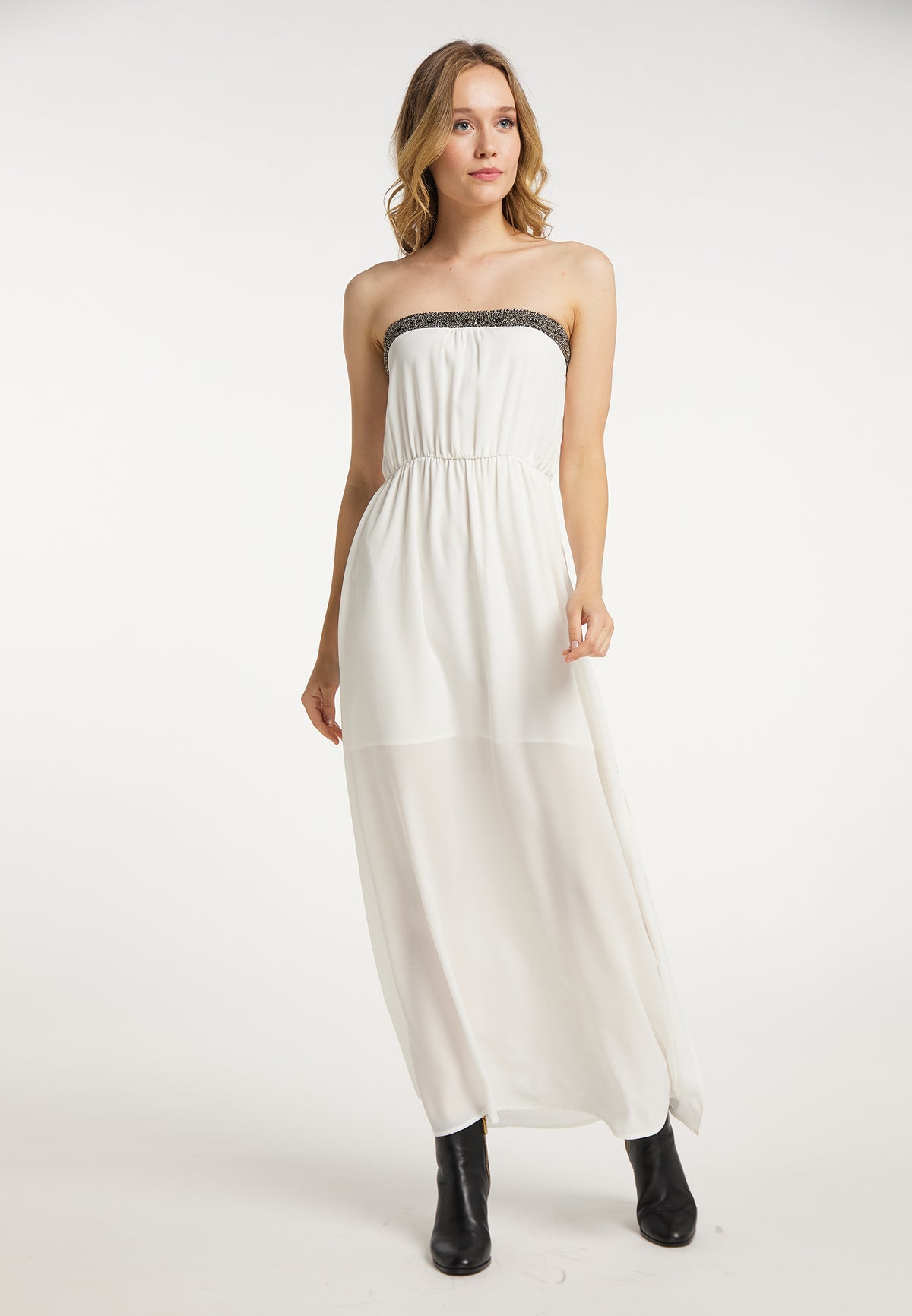 DreiMaster Vintage Damen-Maxikleid
