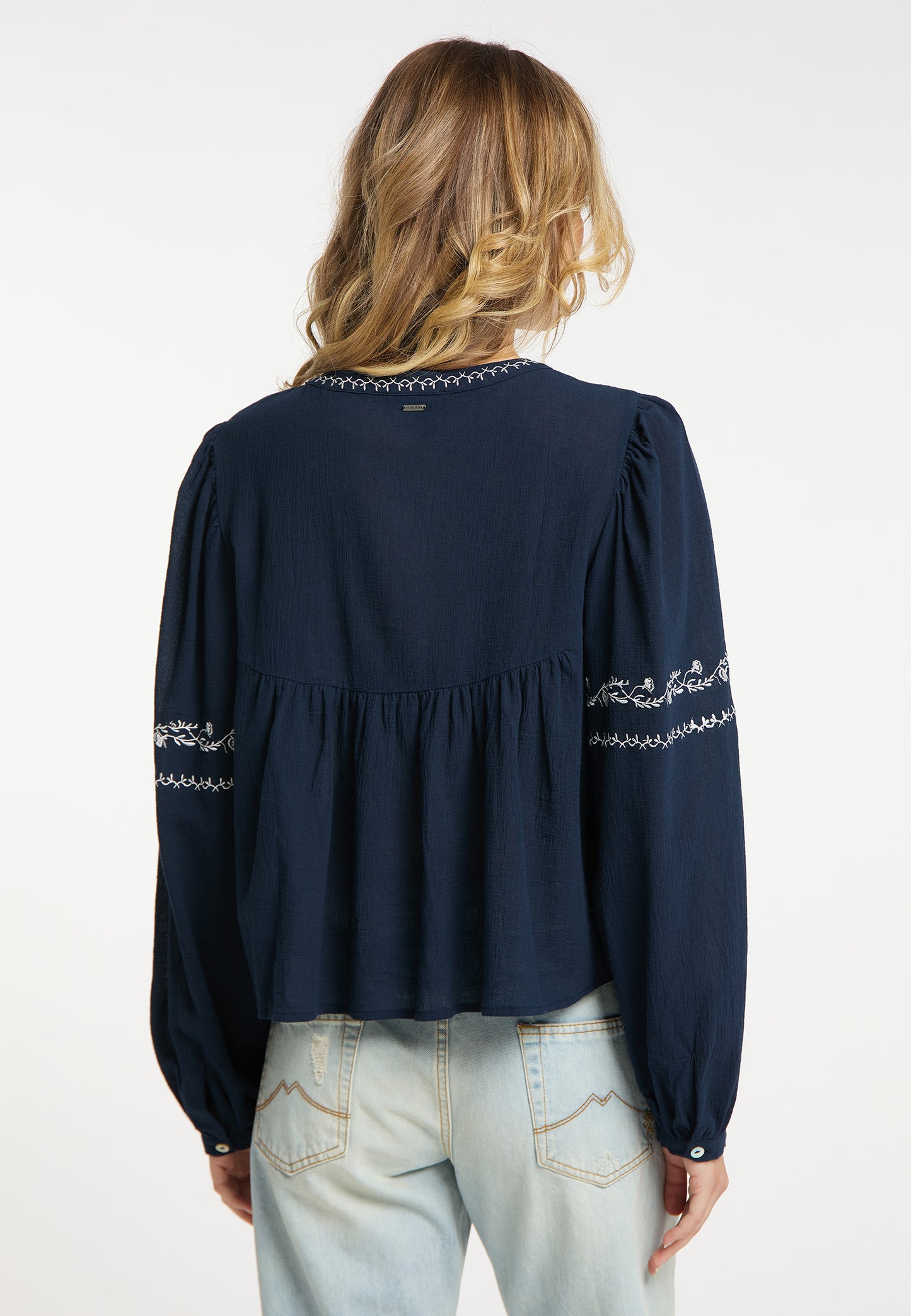 DreiMaster Vintage Kobiety haftowana bluzka
