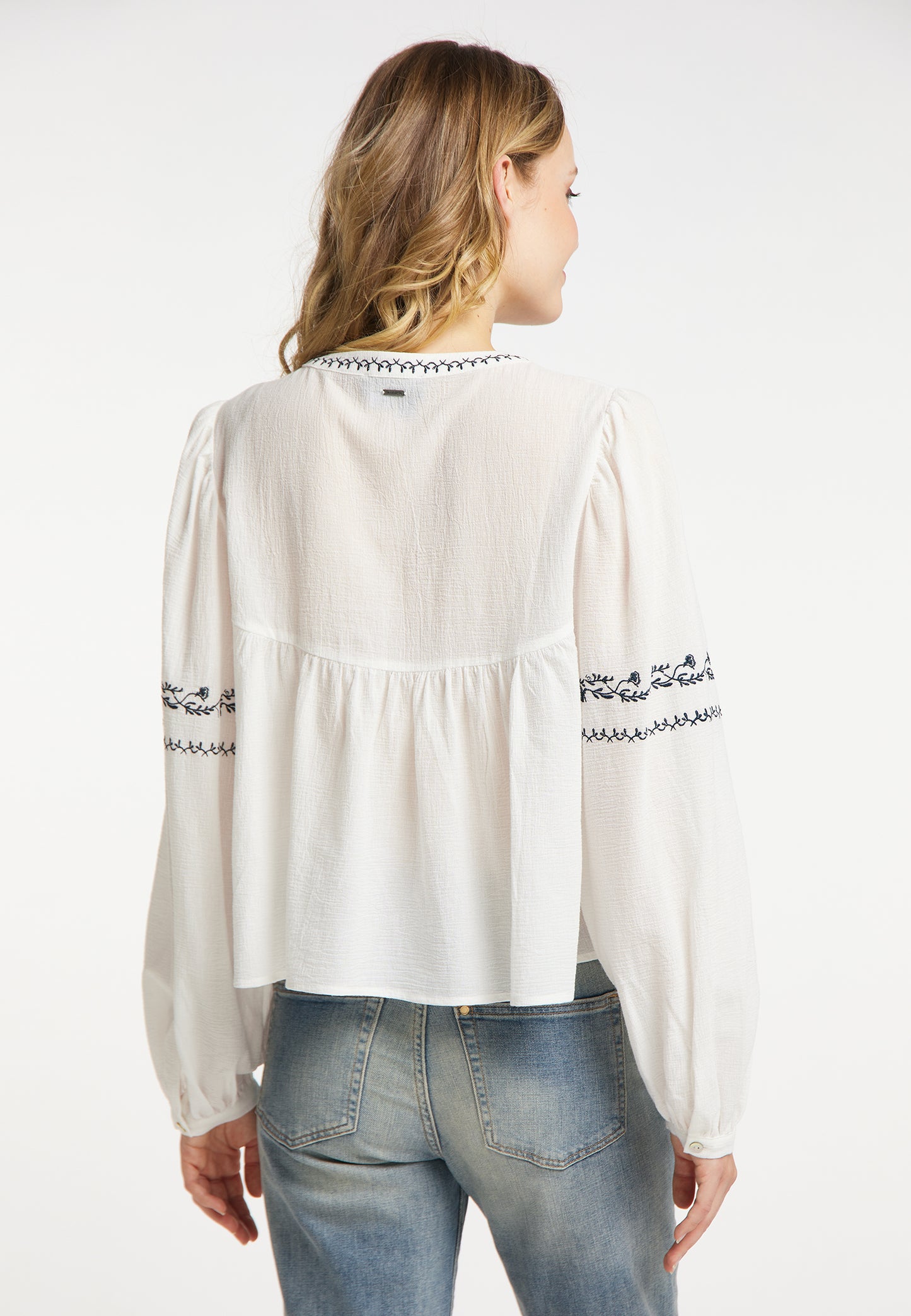 DreiMaster Vintage Kobiety haftowana bluzka