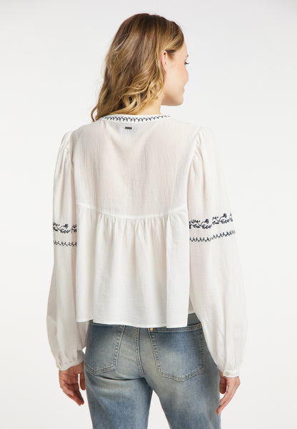 DreiMaster Vintage Kobiety haftowana bluzka
