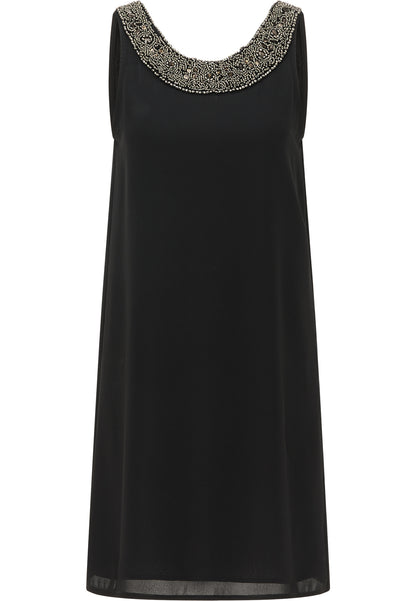 DreiMaster Vintage Women's Kleid mit Perlenstickerei