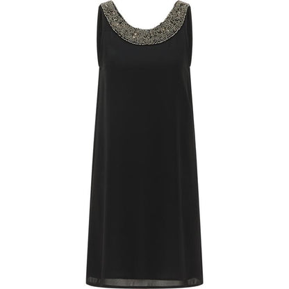DreiMaster Vintage Women's Kleid mit Perlenstickerei