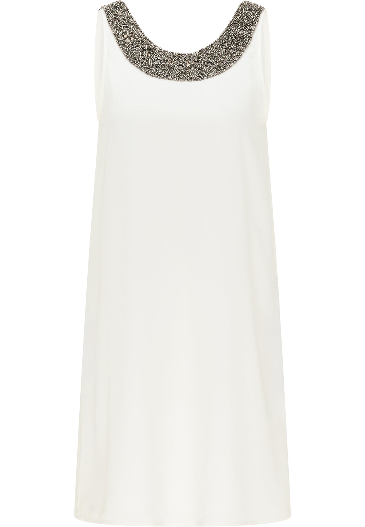 DreiMaster Vintage Women's Kleid mit Perlenstickerei