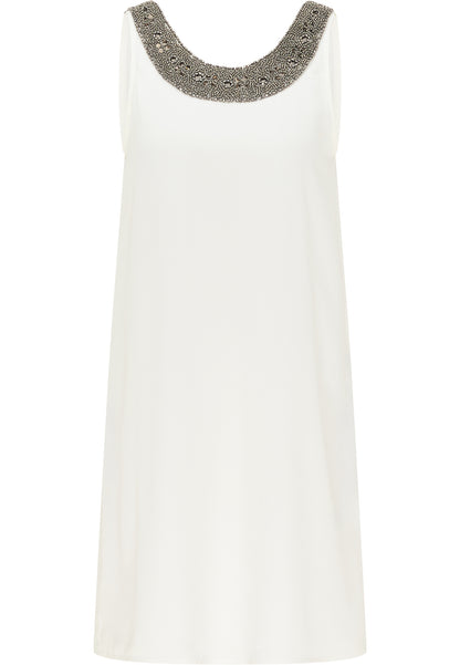 DreiMaster Vintage Women's Kleid mit Perlenstickerei