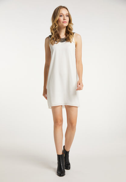DreiMaster Vintage Women's Kleid mit Perlenstickerei