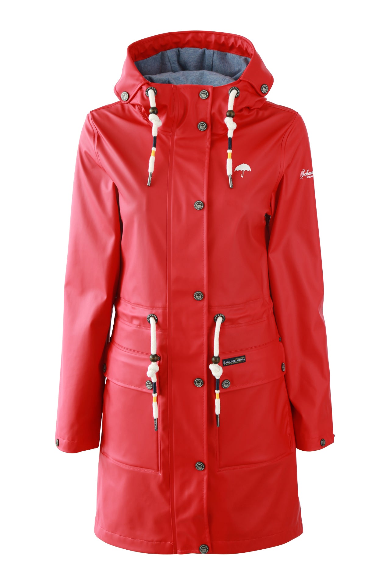 Schmuddelwedda Damen Regenmantel