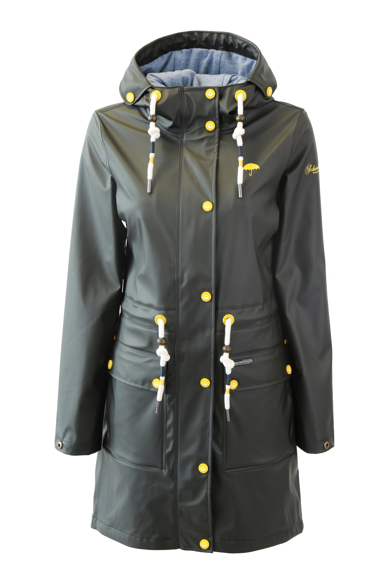 Schmuddelwedda Damen Regenmantel