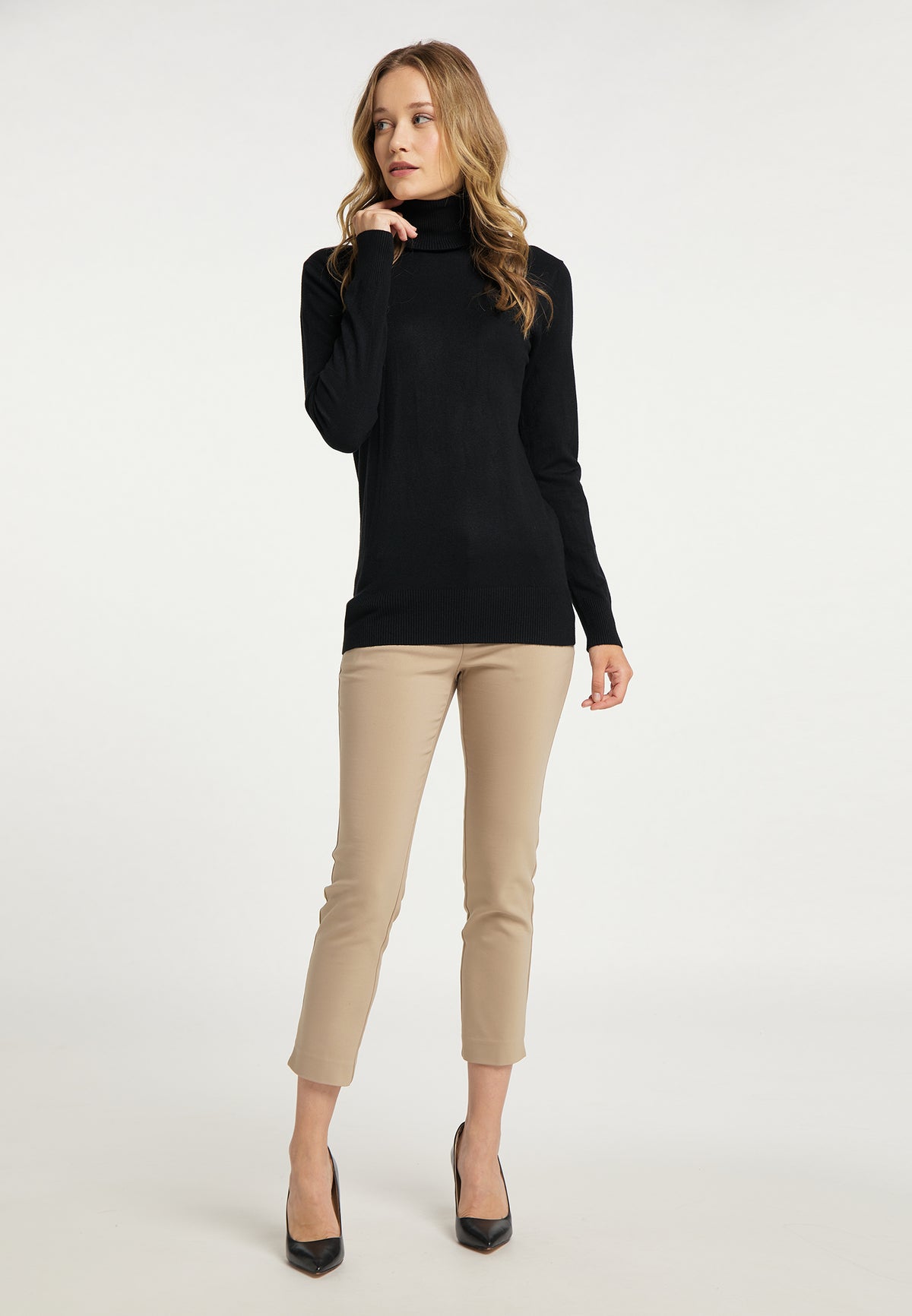 DreiMaster Klassik Damen-Rollkragenpullover
