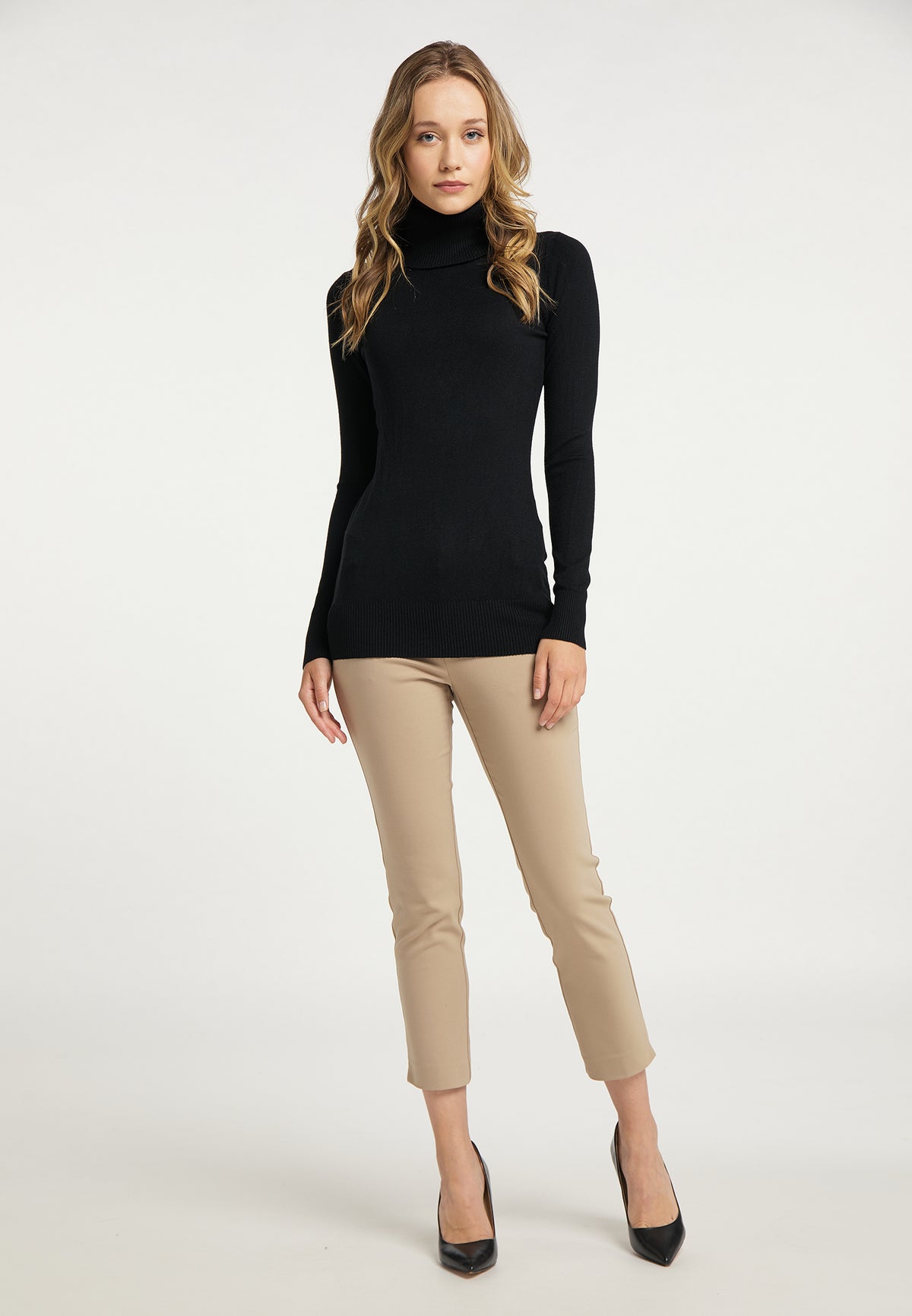 DreiMaster Klassik Damen-Rollkragenpullover
