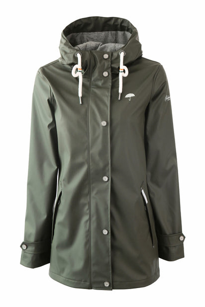 Schmuddelwedda Raincoat Schmuddelwedda Parka Olive Rain Jacket