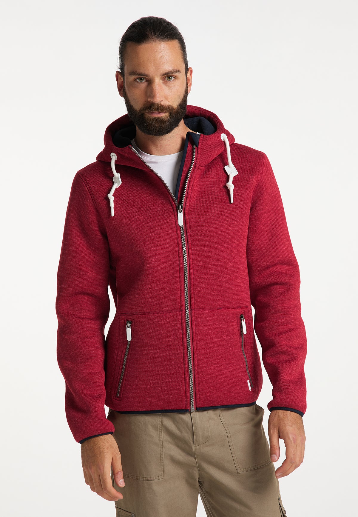 ICEBOUND Herren-Strickfleecejacke