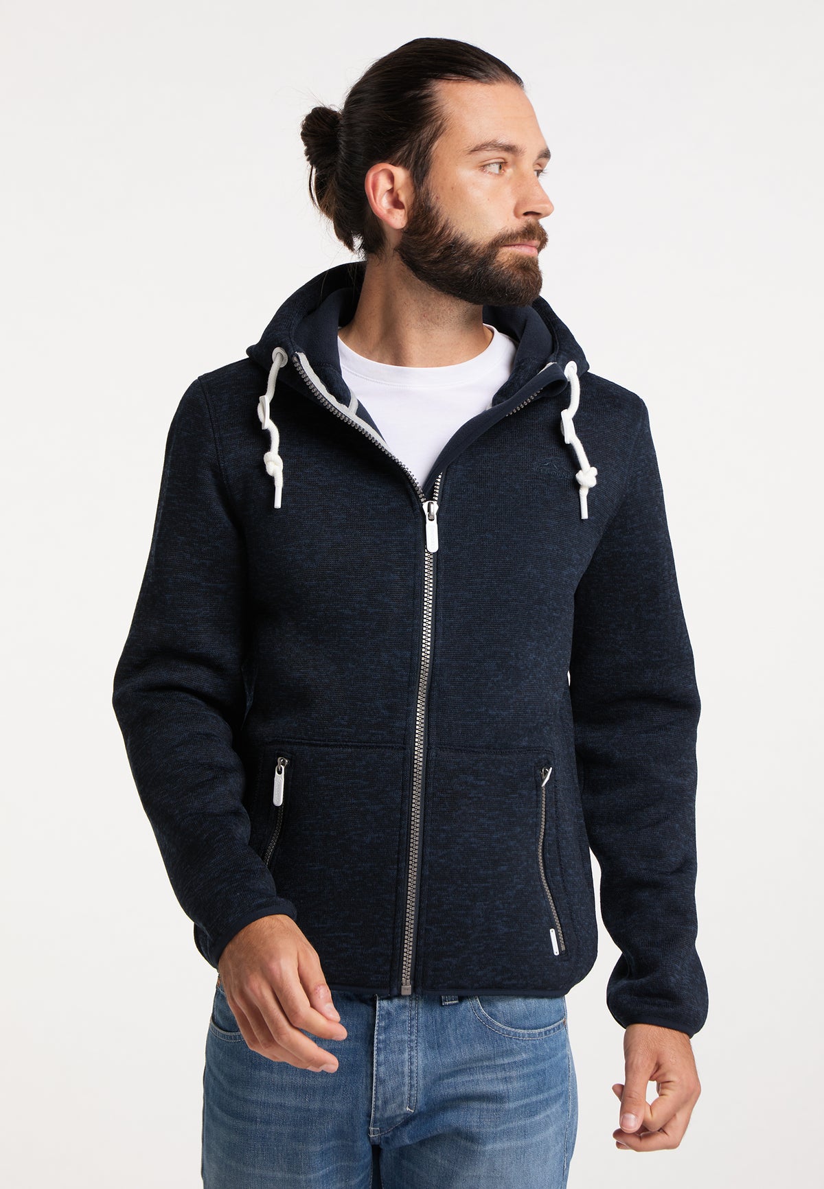ICEBOUND Herren-Strickfleecejacke
