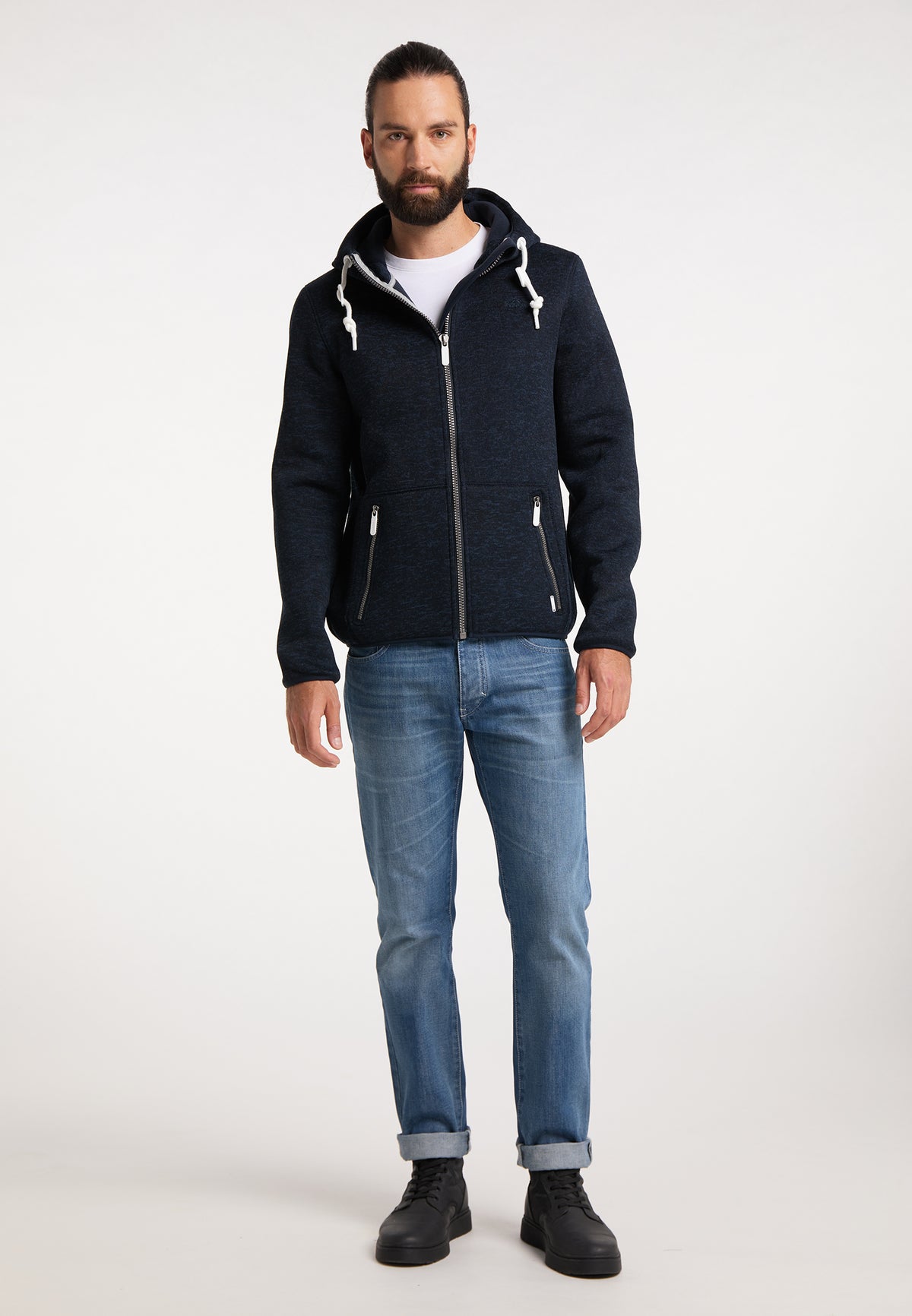 ICEBOUND Herren-Strickfleecejacke