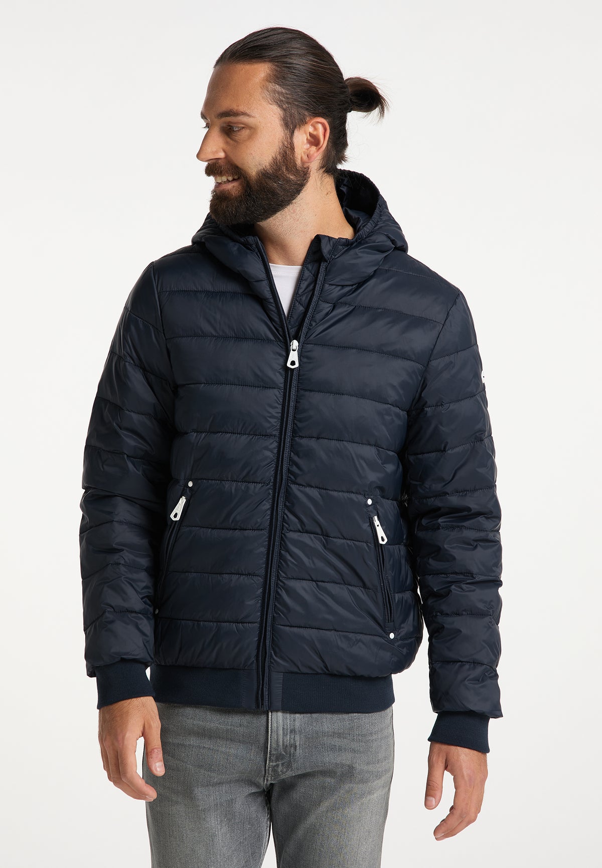 DreiMaster Maritim Herren leichte Steppjacke