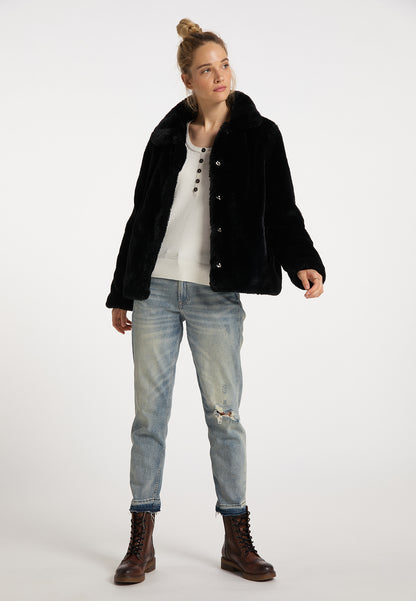 DreiMaster Vintage Women's Jacke aus Kunstfell