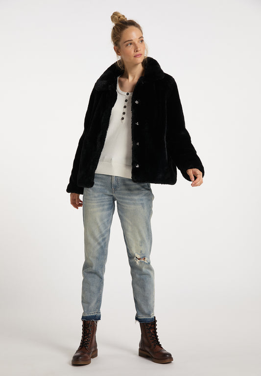 DreiMaster Vintage Women's Jacke aus Kunstfell