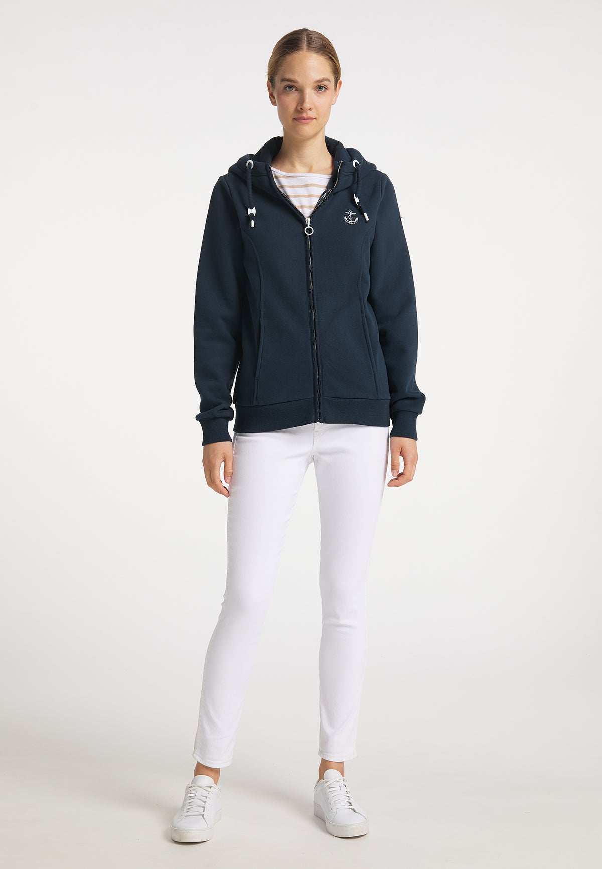 DreiMaster Maritim Damen-Kapuzenjacke