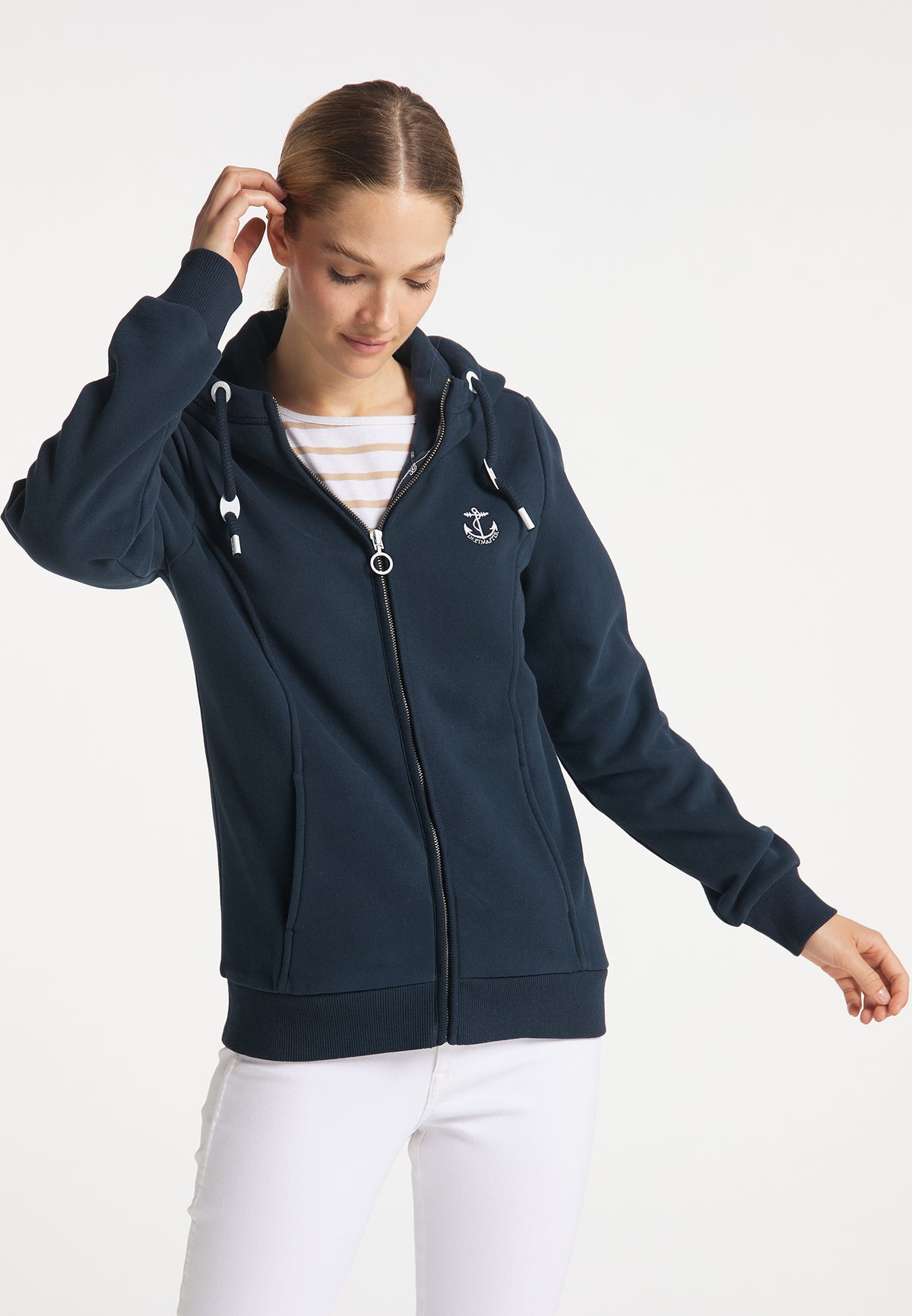 DreiMaster Maritim Damen-Kapuzenjacke