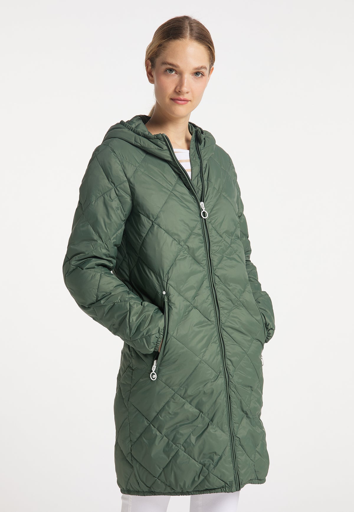 DreiMaster Maritim Women's Leichter Steppmantel