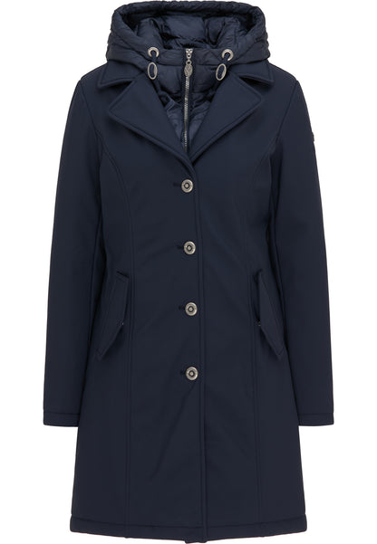 DreiMaster Klassik Women's Wattierter Twill-Mantel