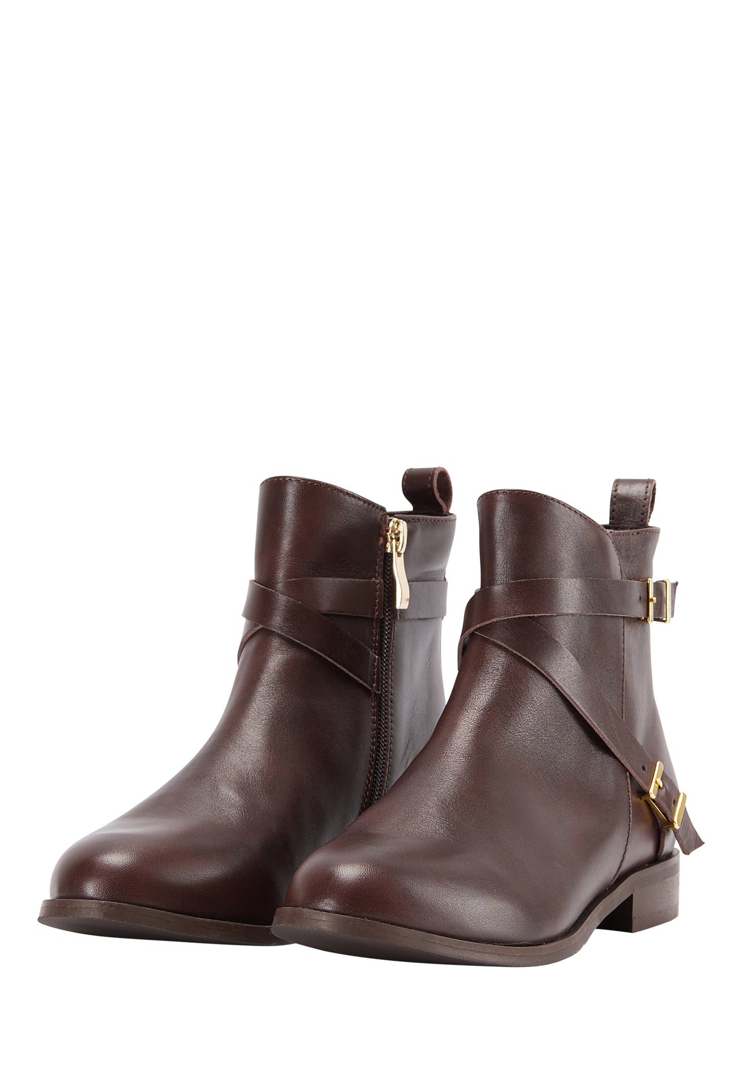 Leder Stiefelette