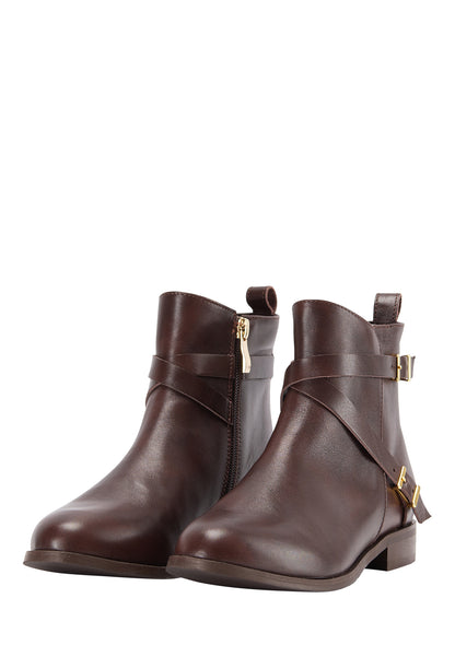 Leder Stiefelette