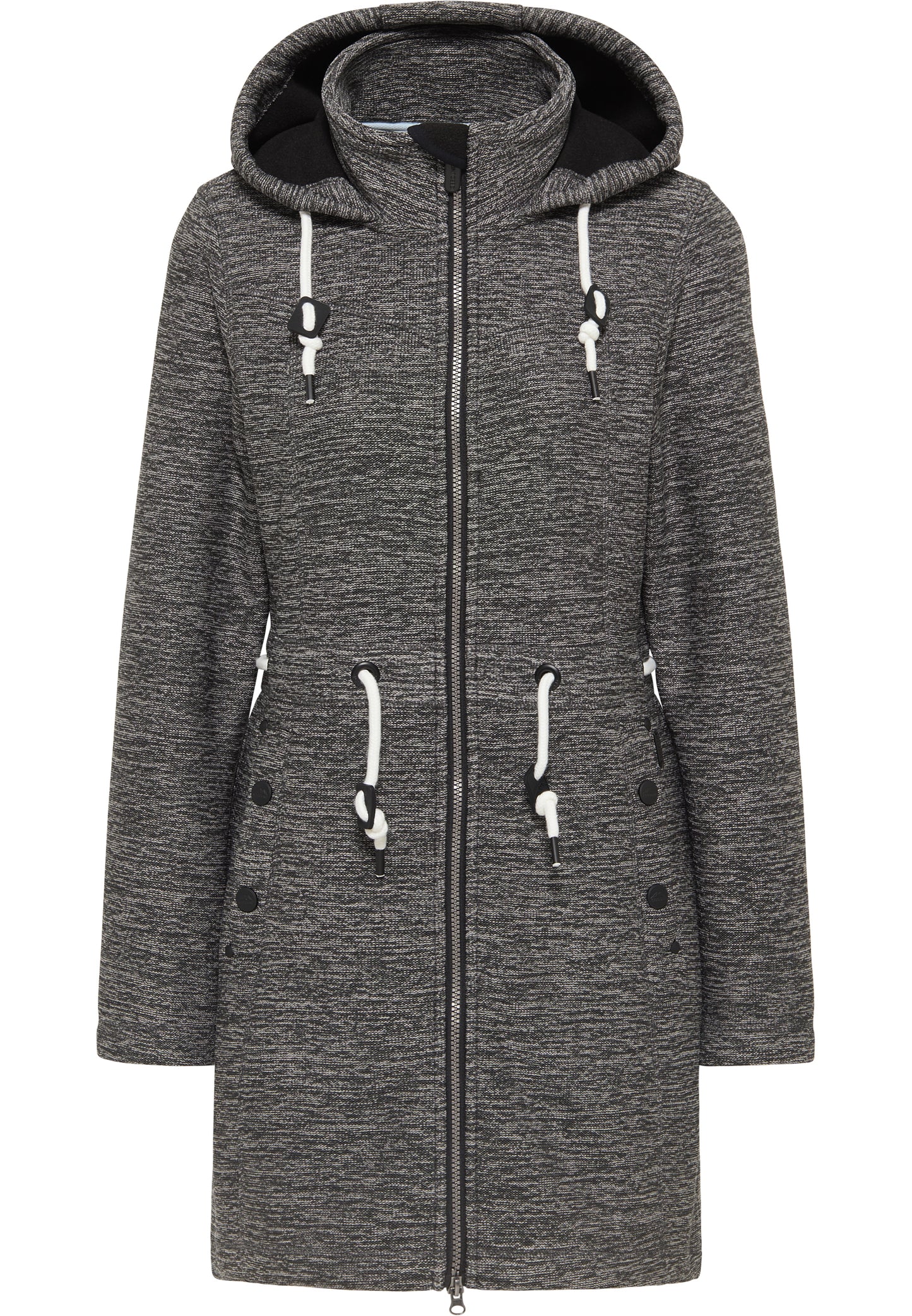 ICEBOUND Damen Strickfleece-Mantel