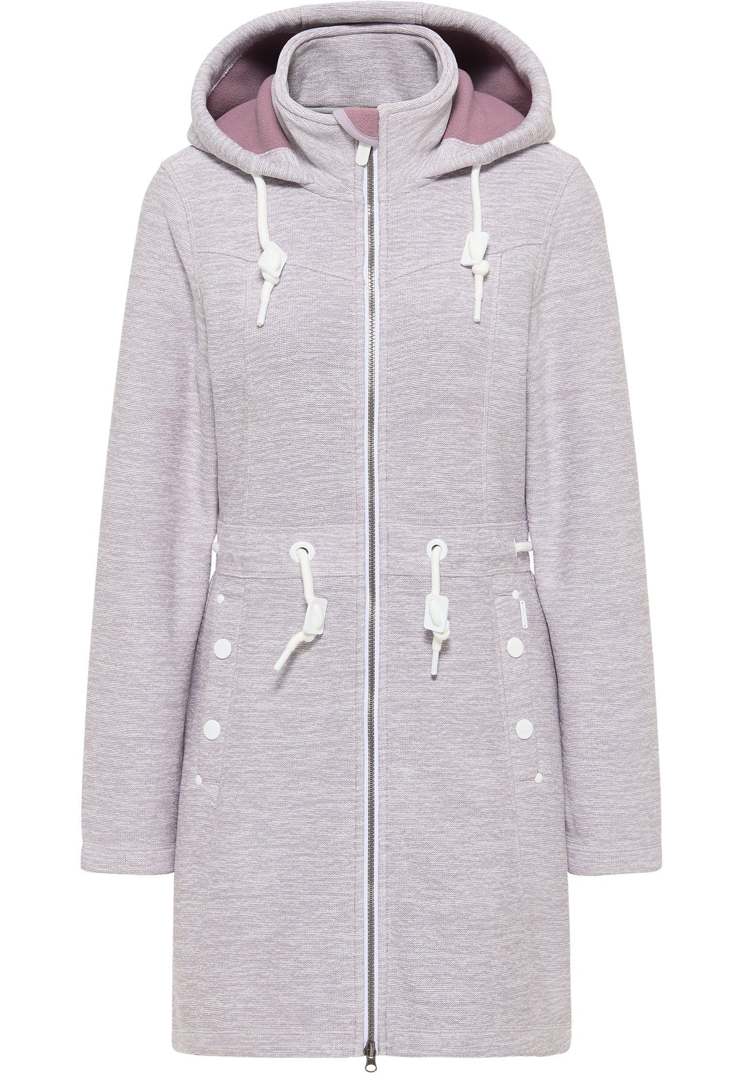 ICEBOUND damski dzianinowy płaszcz polarowy