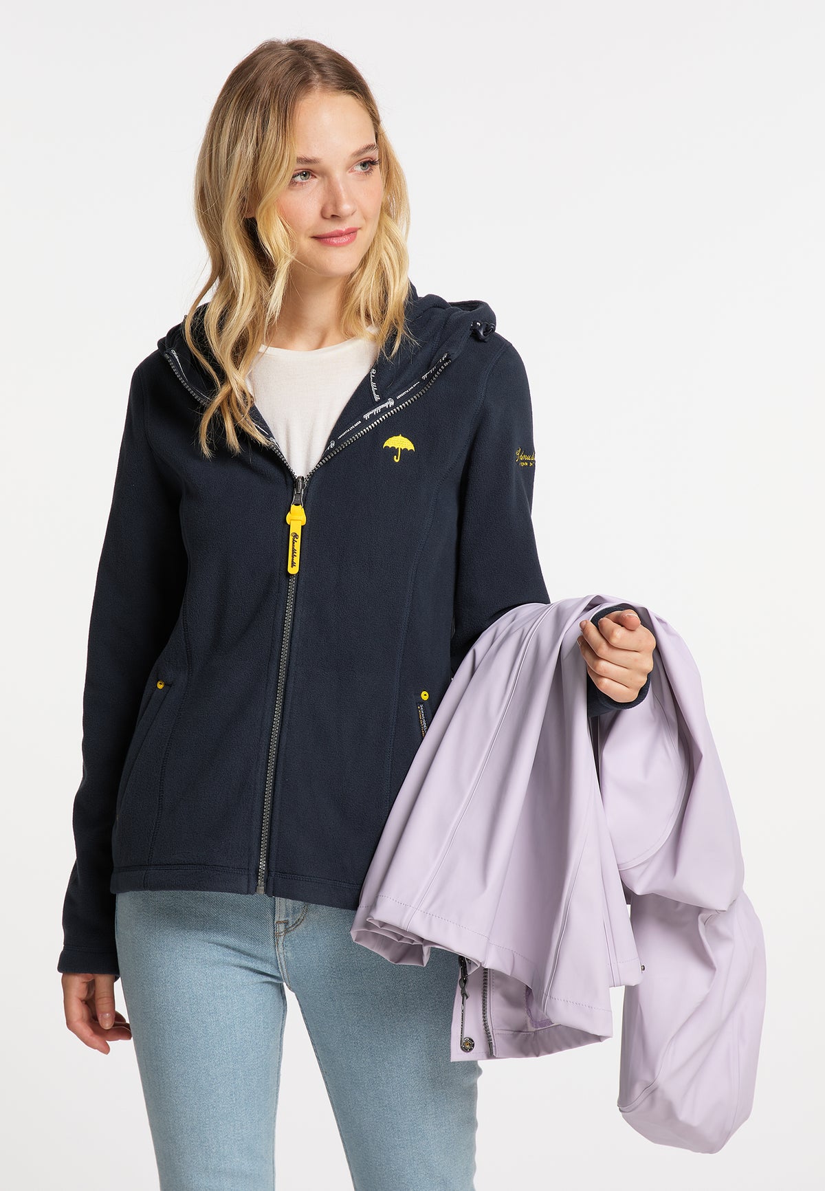 Schmuddelwedda Damen 3-in-1-Regenjacke