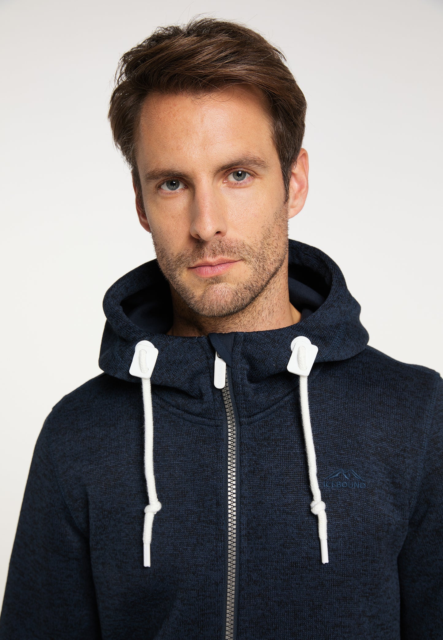 ICEBOUND Herren Strickfleecejacke