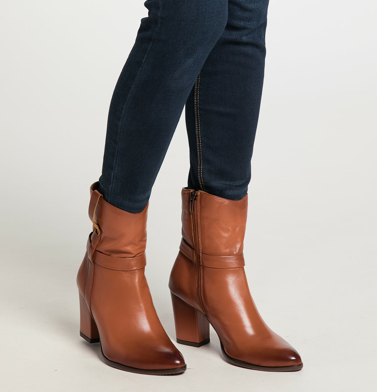DreiMaster Klassik Leder Stiefelette