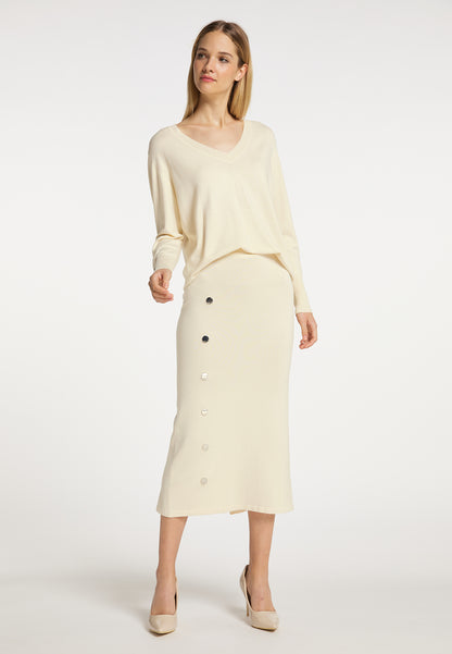 DreiMaster Klassik damska dzianinowa spódnica