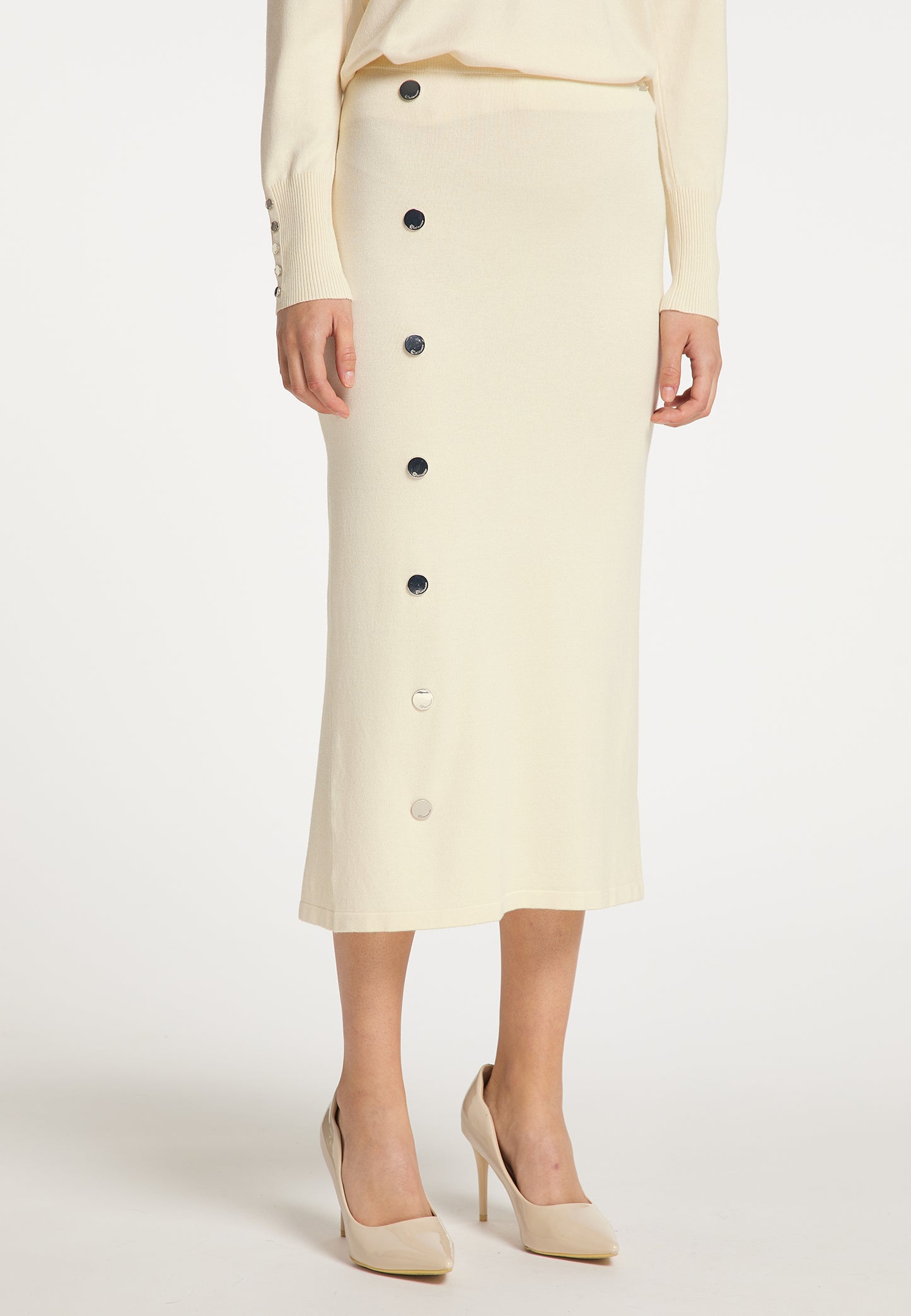 DreiMaster Klassik damska dzianinowa spódnica