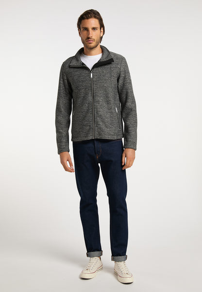 DreiMaster Maritim Herren-Strickfleecejacke