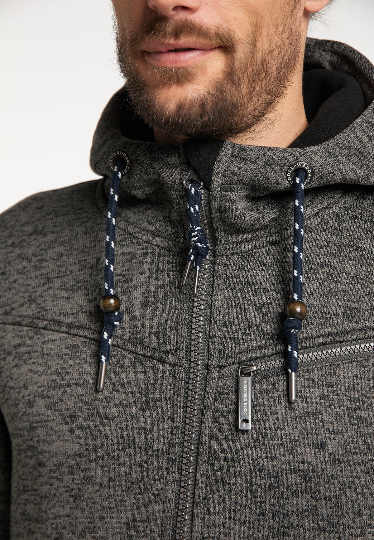 Schmuddelwedda Men's Strickfleecejacke