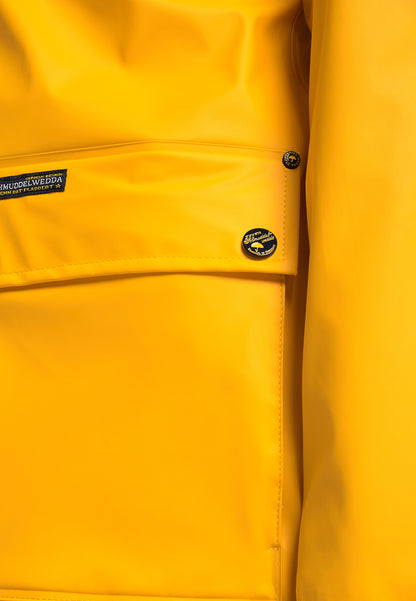 Schmuddelwedda Damen-Regenjacke mit Teddyfutter