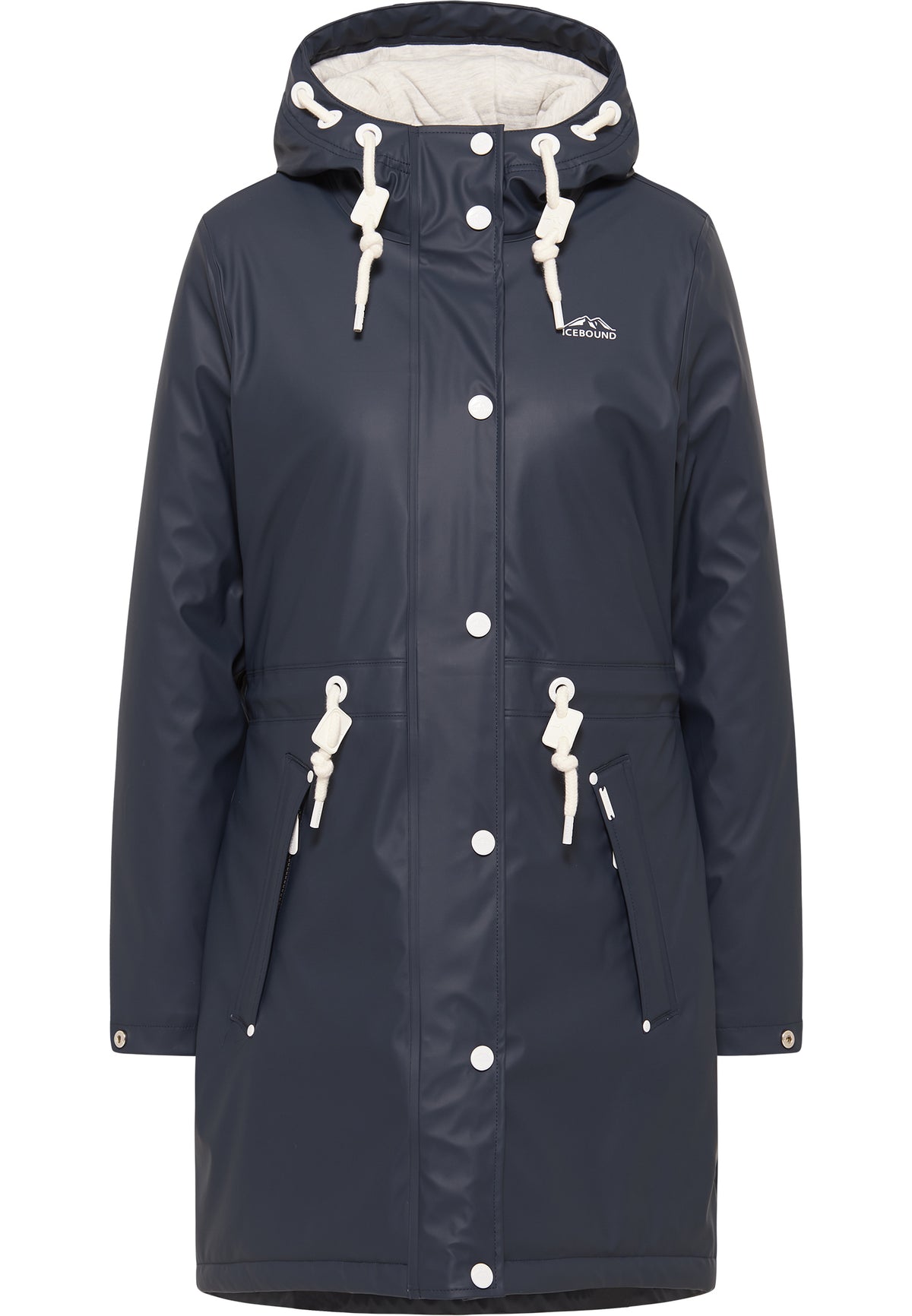ICEBOUND Women's Wattierter Regenmantel