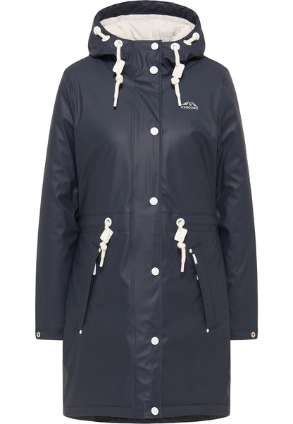 ICEBOUND Women's Wattierter Regenmantel