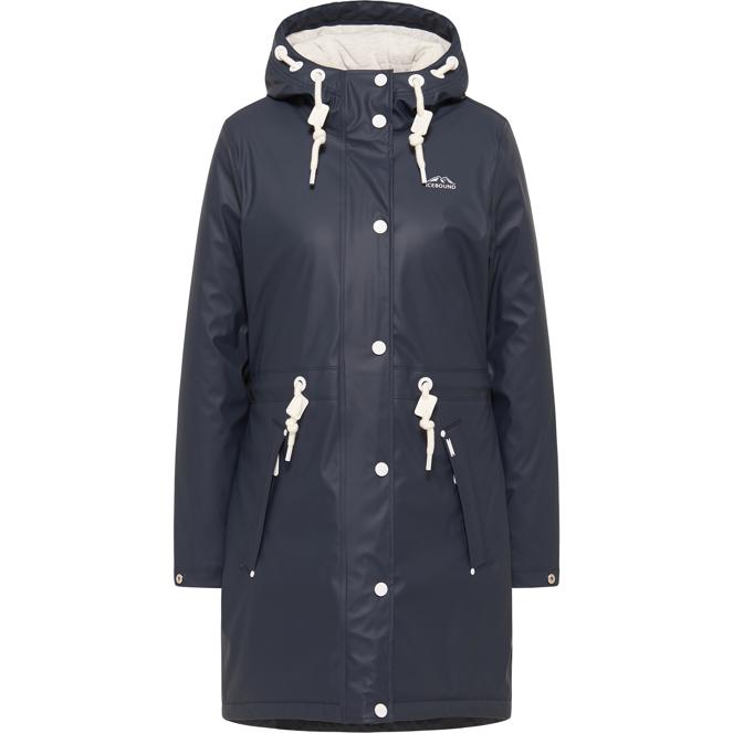 ICEBOUND Women's Wattierter Regenmantel