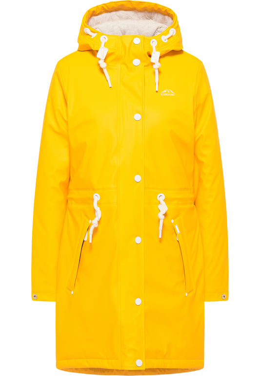 Wattierter Regenmantel