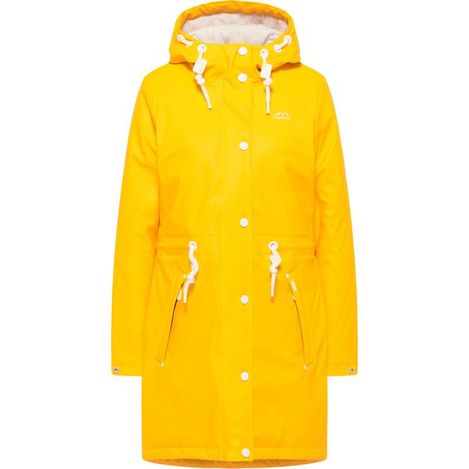 Wattierter Regenmantel