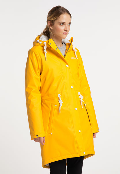 Wattierter Regenmantel
