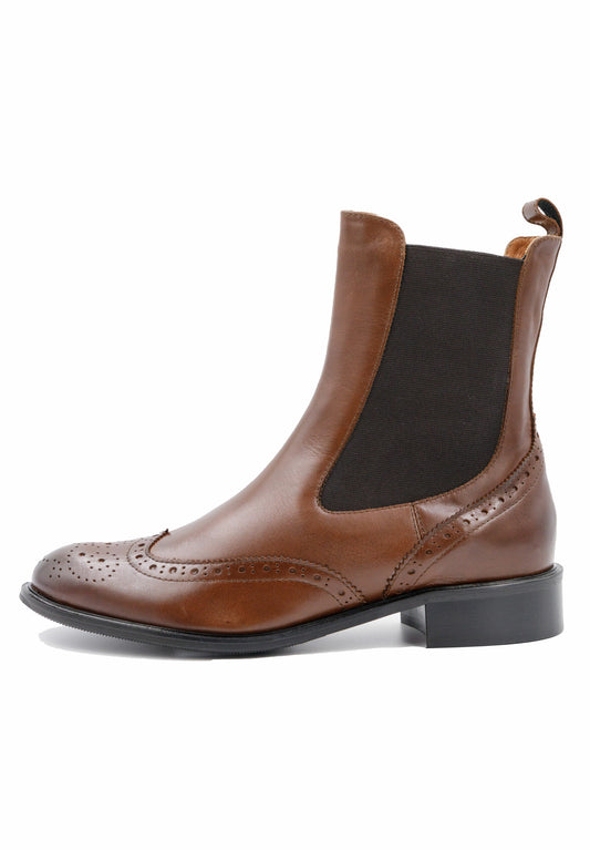 Leder Chelsea-Boots