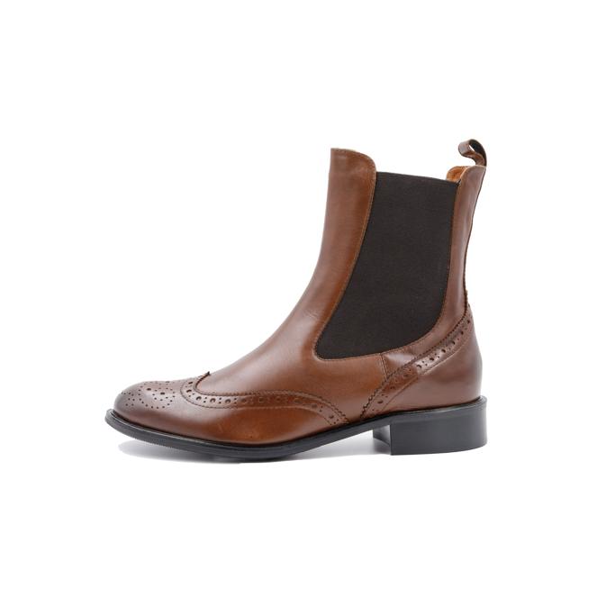 DreiMaster Vintage Leder Chelsea-Boots