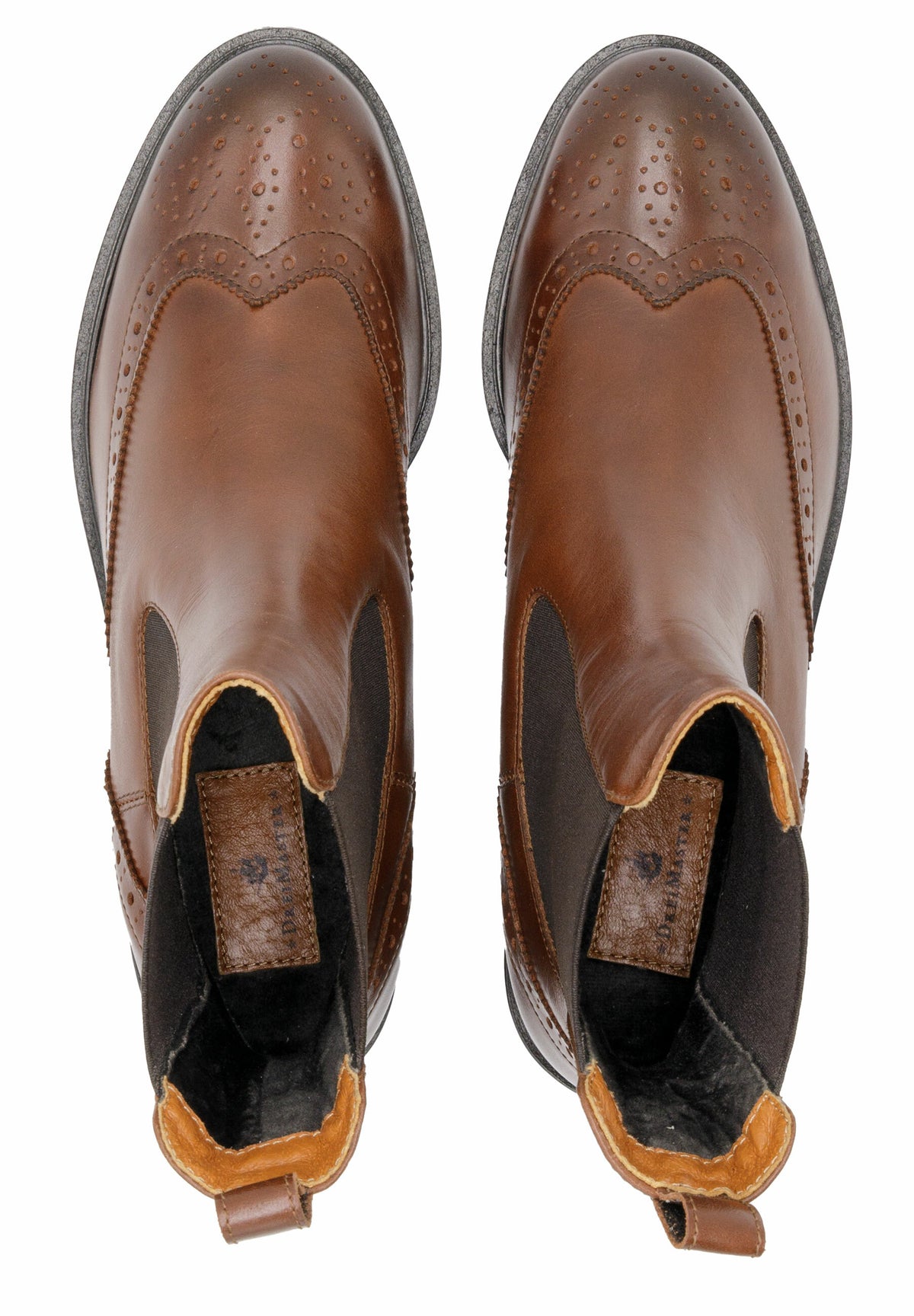 DreiMaster Vintage Leder Chelsea-Boots