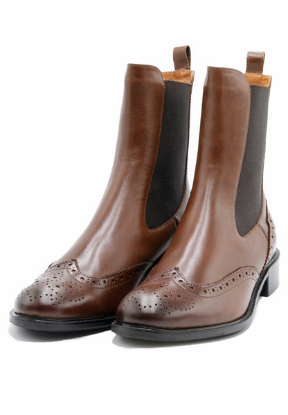 DreiMaster Vintage Leder Chelsea-Boots