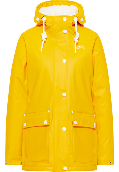 ICEBOUND kurtka przeciwdeszczowa damska z podszewką z misia