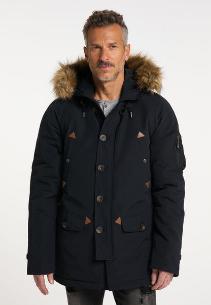 DreiMaster Vintage Men's Wattierte Winterjacke